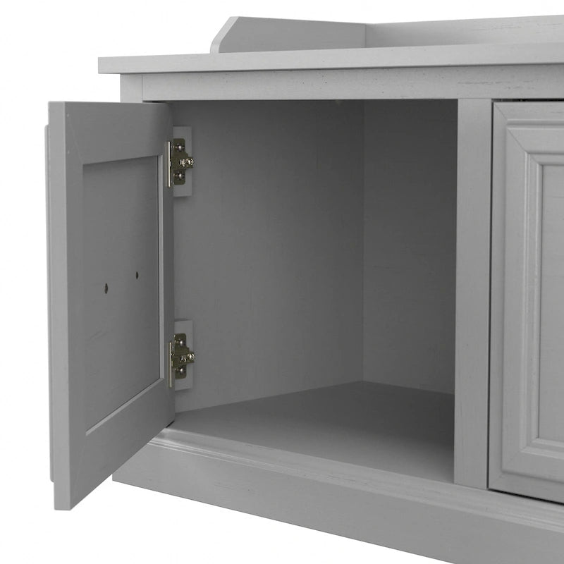 Entryway Hall Tree with Shoe Storage Bench and Coat Hooks