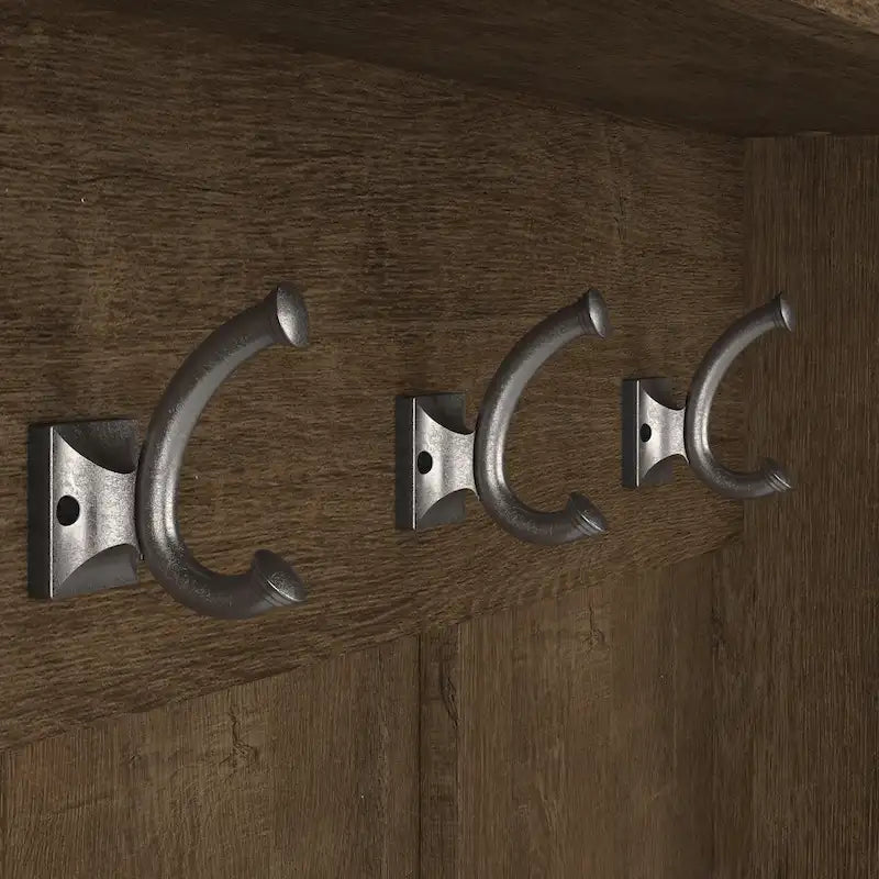 Entryway Hall Tree with Shoe Storage Bench and Coat Hooks
