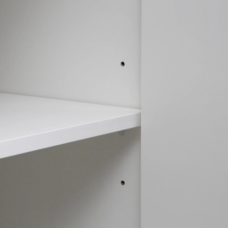 Buffet Cabinet with Fluted Doors, Wood Sideboard