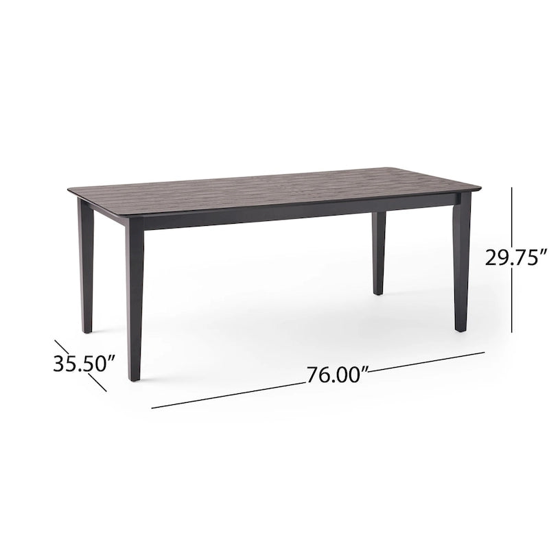 Farmhouse Rectangular Dining Table