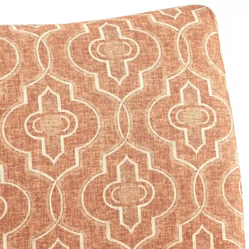 Mid-Century Modern Geometric Upholstered Accent Chair