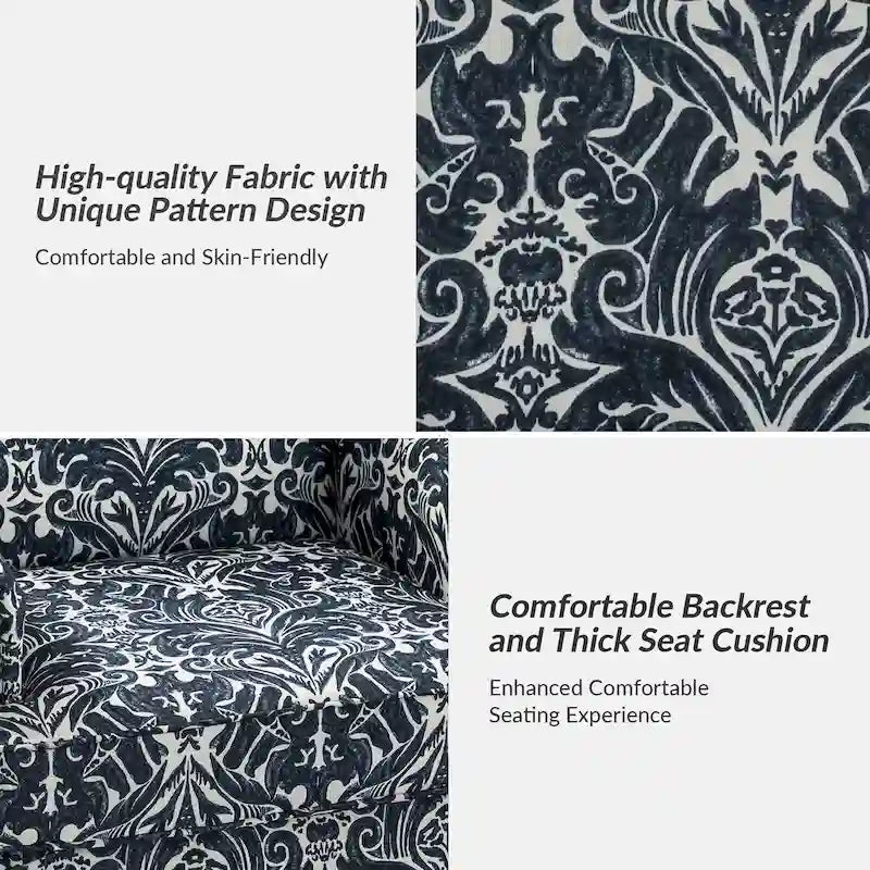 Farmhouse Nailhead Armchair with Rolled Arms