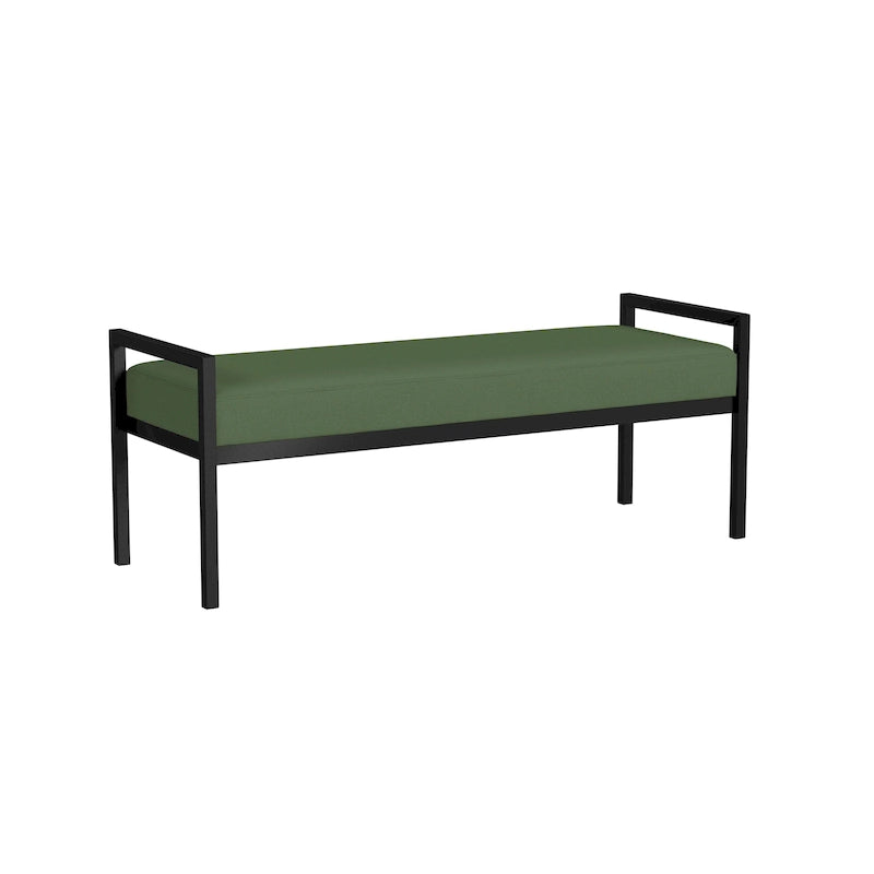 Modern Metal Upholstered Bench