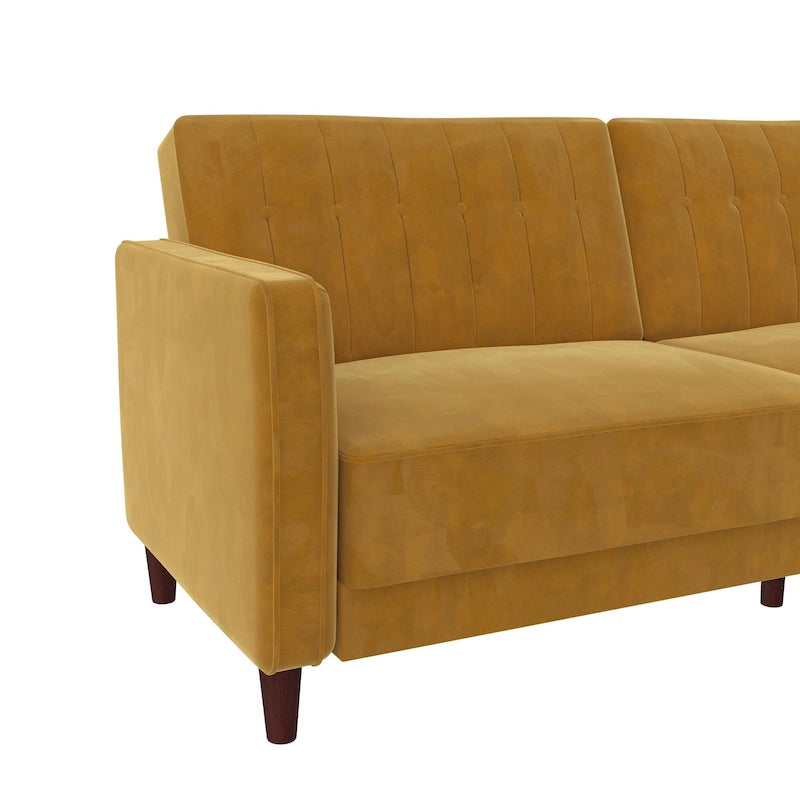 Tufted Velvet Transitional Futon