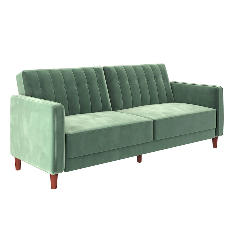 Tufted Velvet Transitional Futon