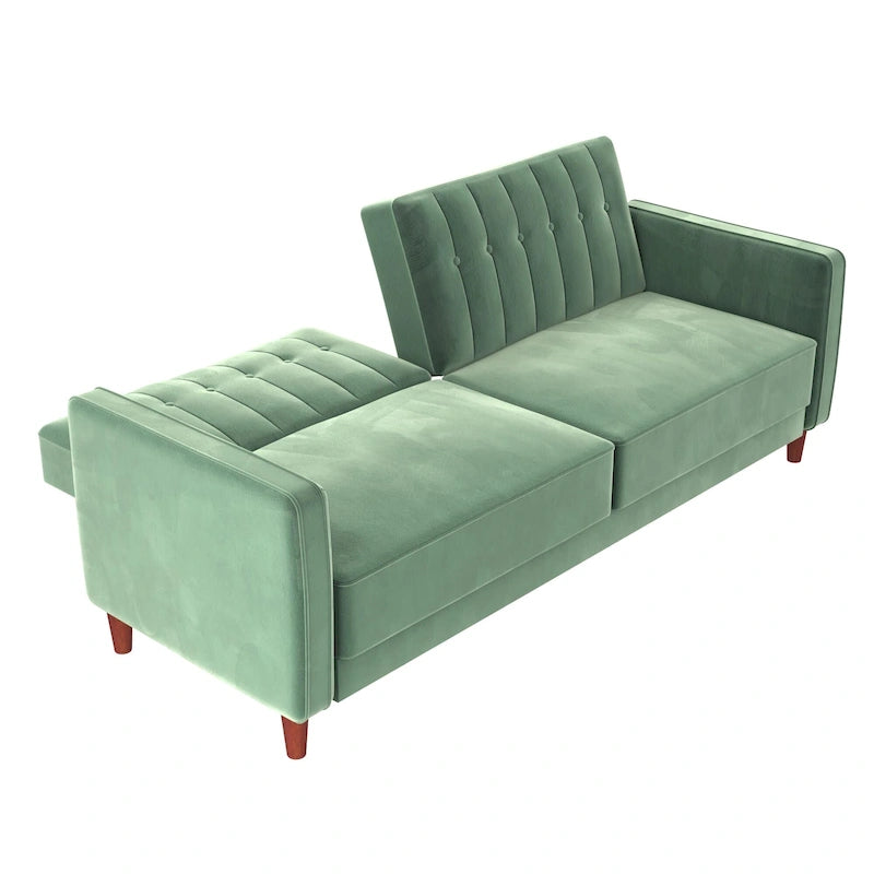 Tufted Velvet Transitional Futon