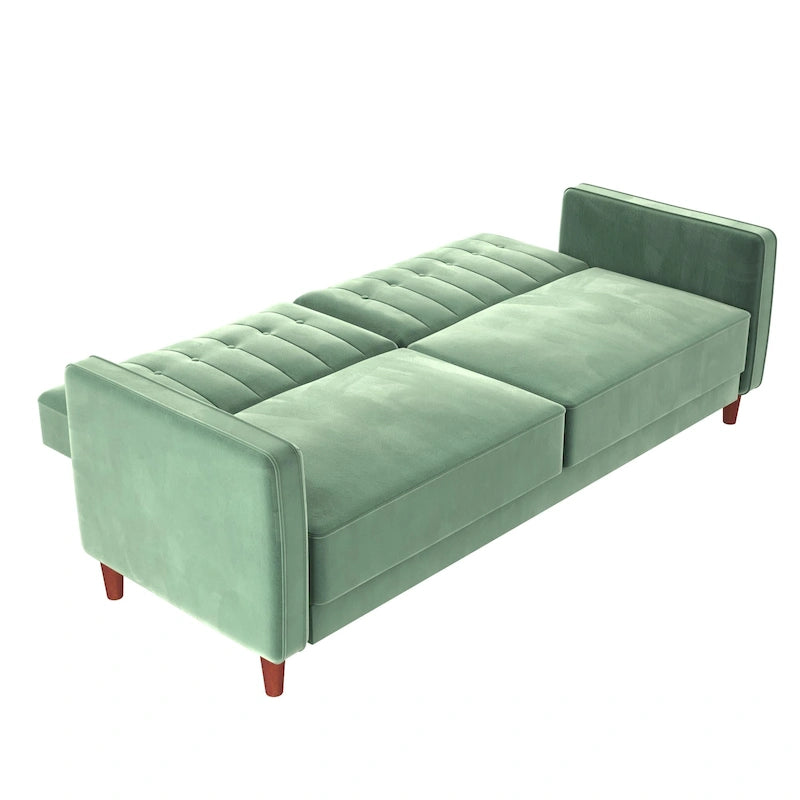 Tufted Velvet Transitional Futon