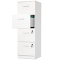 51 Inch 4 Drawer Lockable Vertical File Cabinet for Home Office