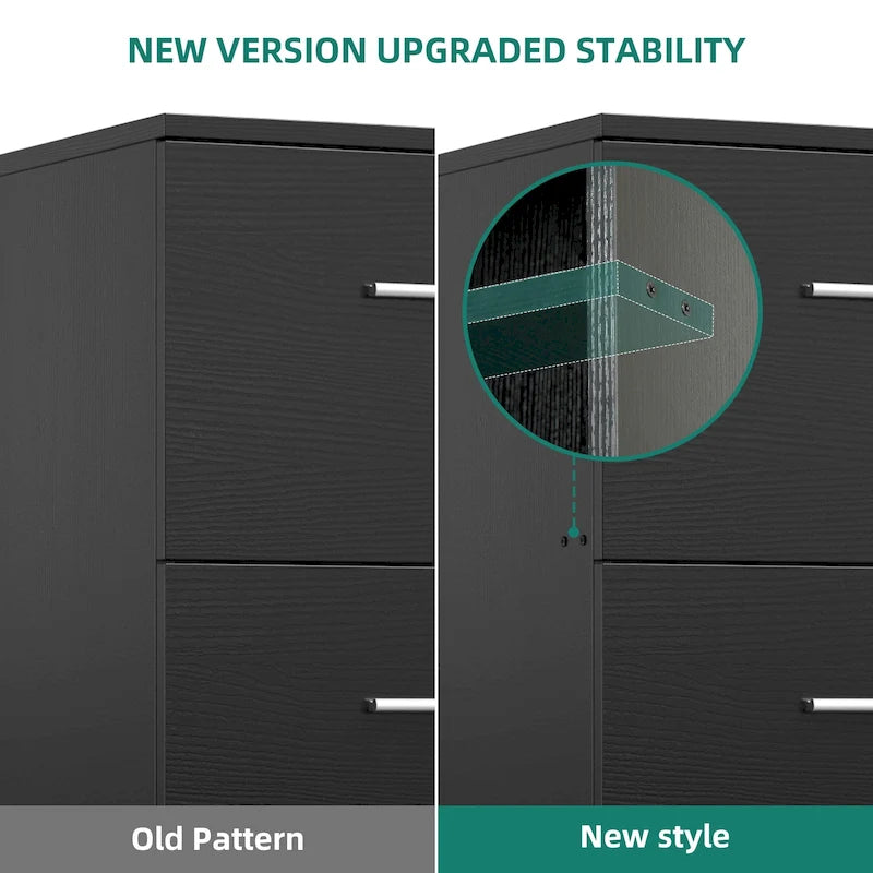 51 Inch 4 Drawer Lockable Vertical File Cabinet for Home Office