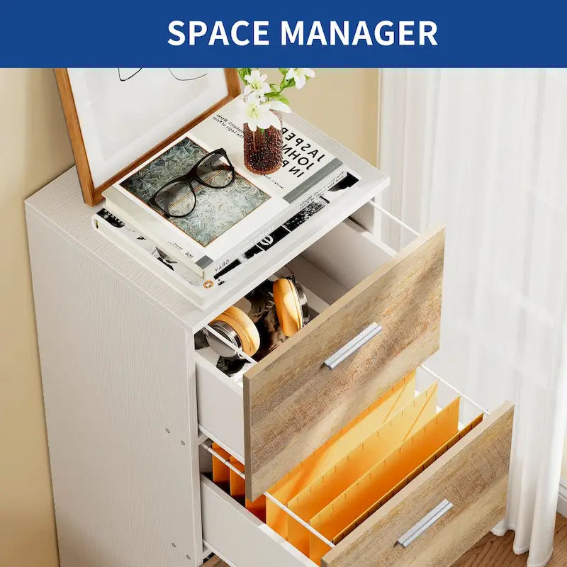 51 Inch 4 Drawer Lockable Vertical File Cabinet for Home Office