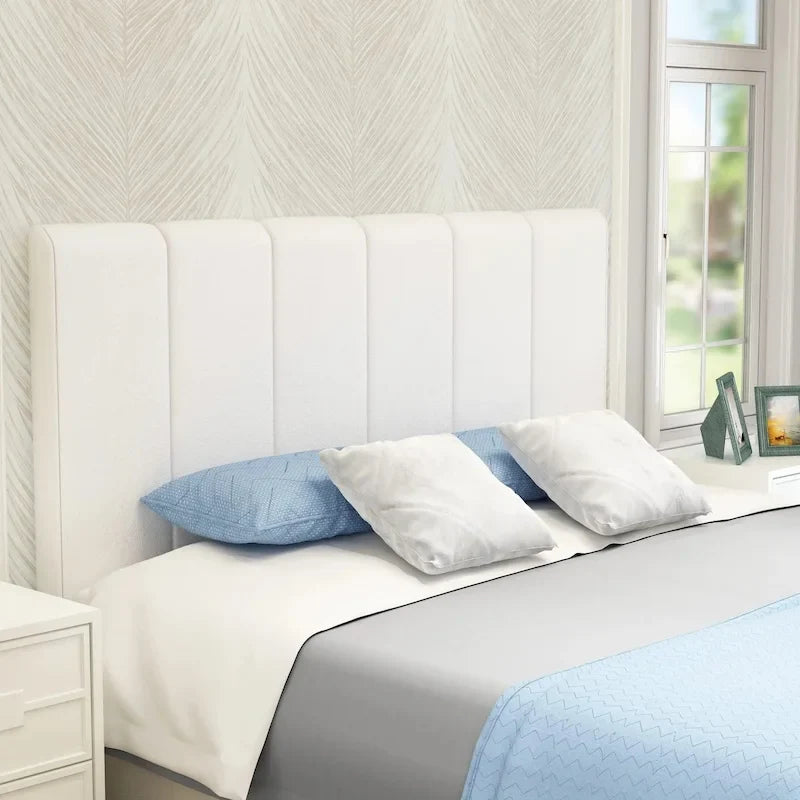 Queen Foldable Upholstered Headboard