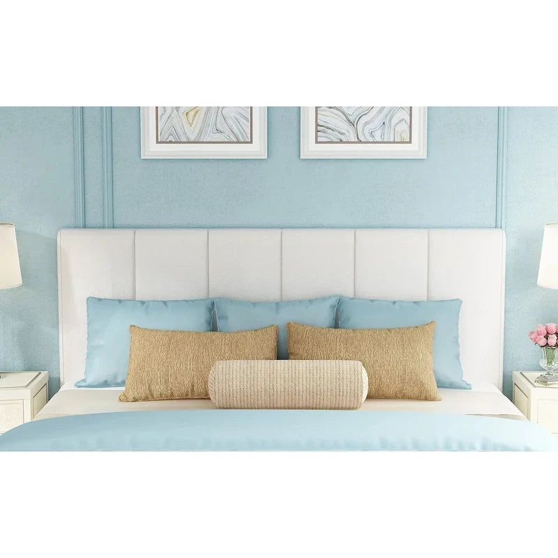 Queen Foldable Upholstered Headboard