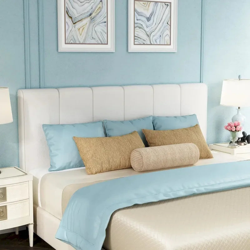 Queen Foldable Upholstered Headboard