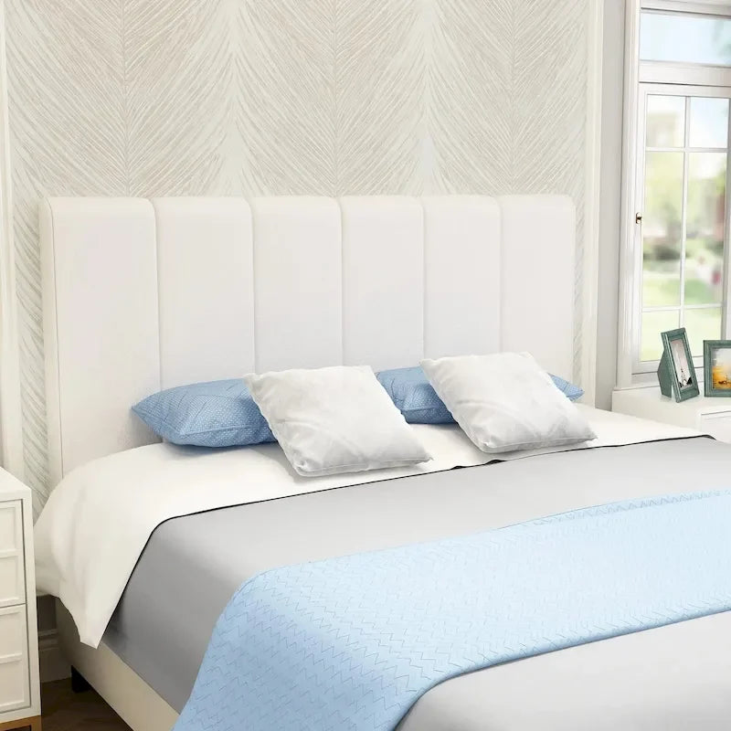 Queen Foldable Upholstered Headboard