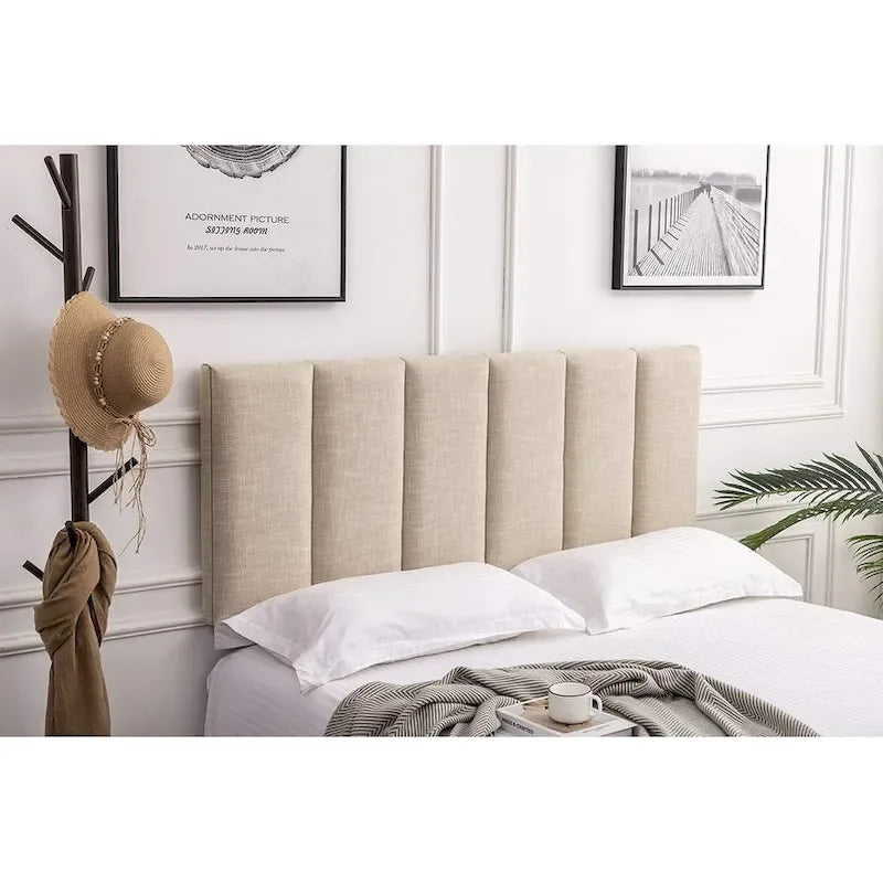 Queen Foldable Upholstered Headboard