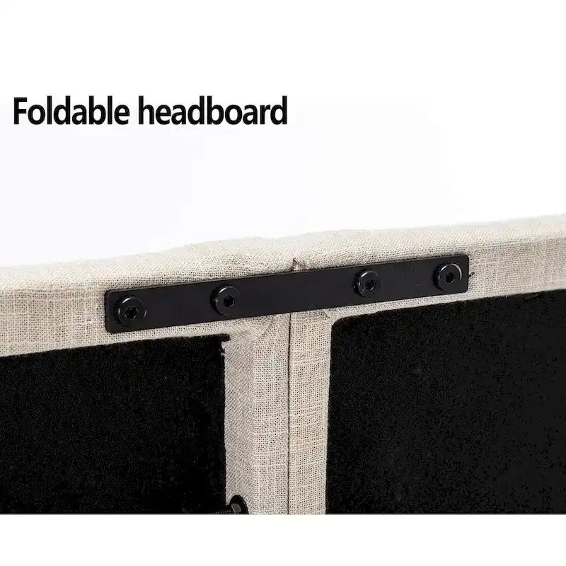 Queen Foldable Upholstered Headboard