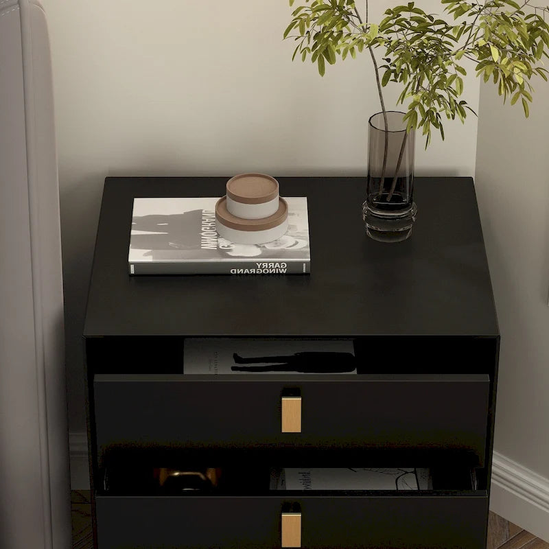 3-Drawer Mid-Century Modern Nightstand End Table
