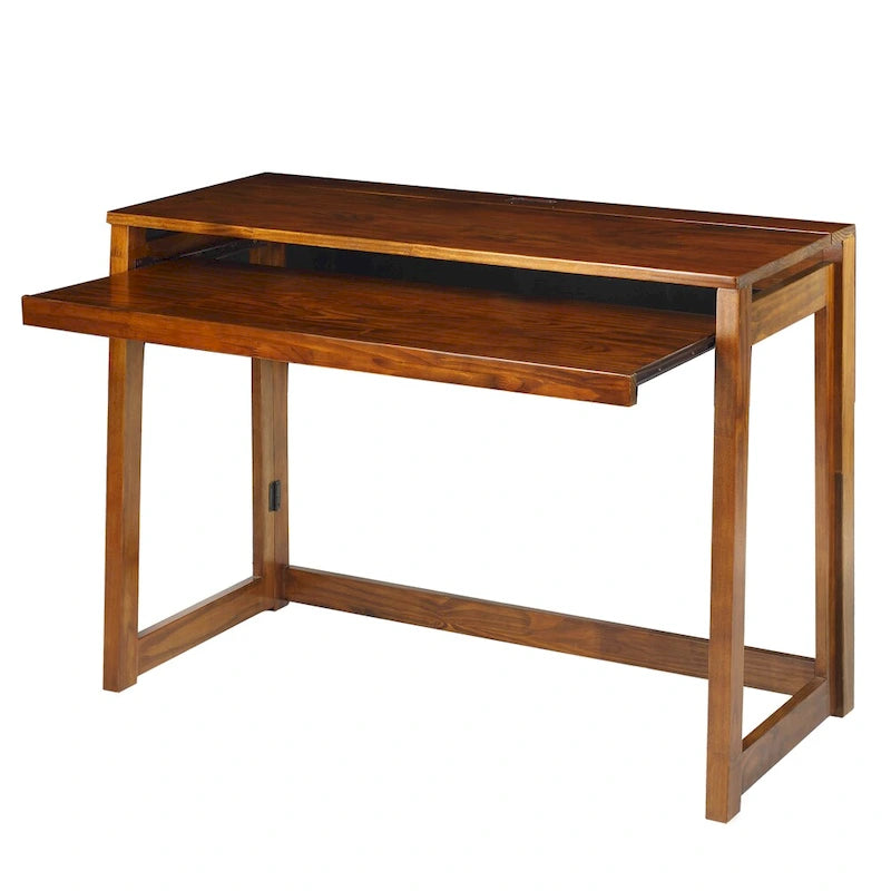 Modern Folding Desk with 4 USB Ports