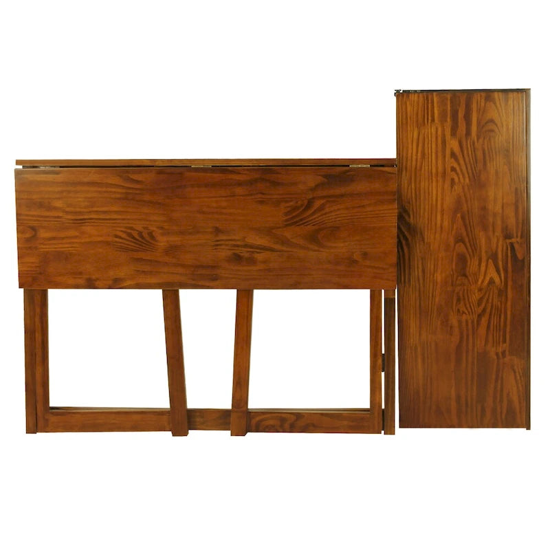 Modern Folding Desk with 4 USB Ports