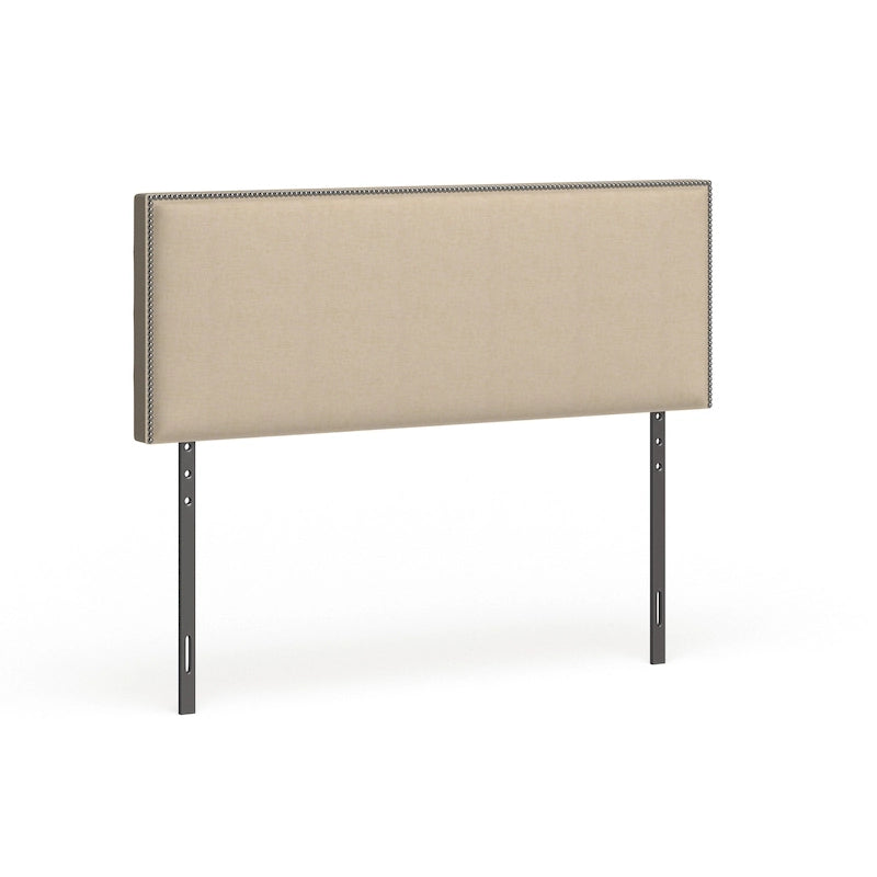Queen Size Nailhead Upholstered Headboard