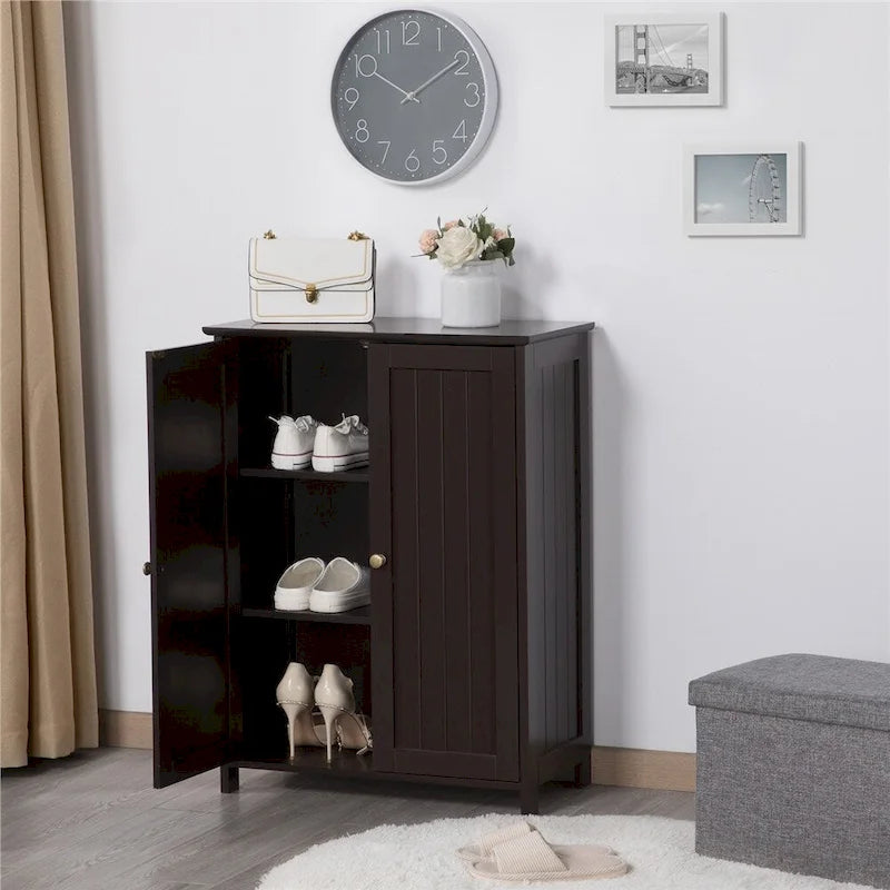 Floor Cabinet with 2 Doors and 2 Adjustable Shelves