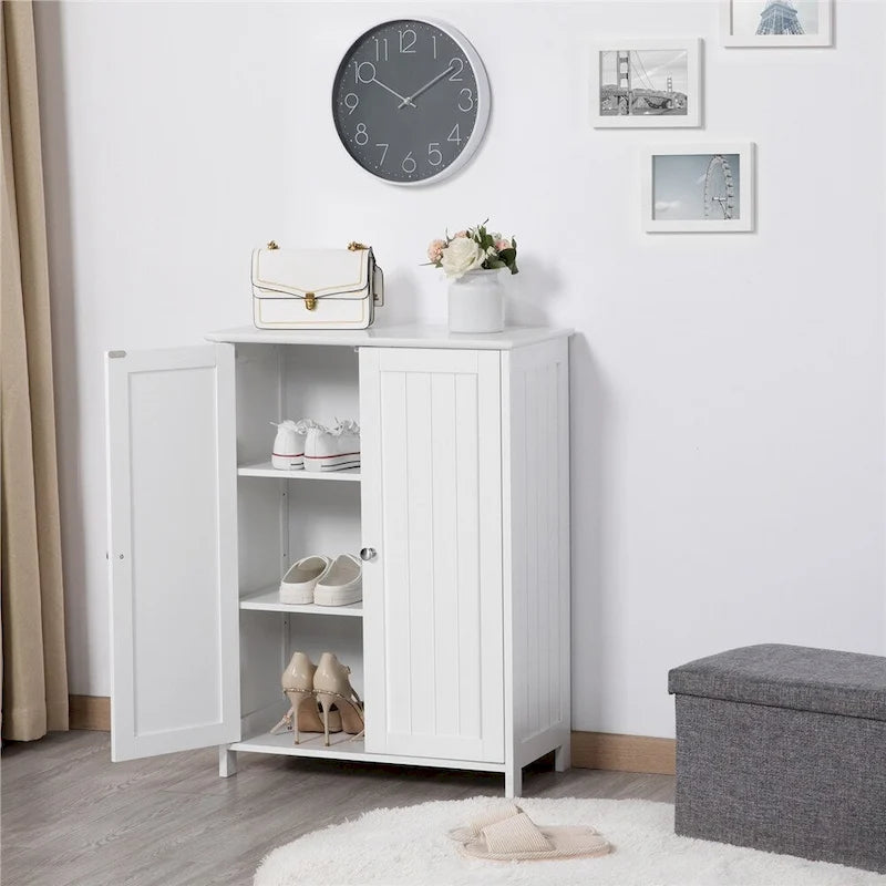 Floor Cabinet with 2 Doors and 2 Adjustable Shelves