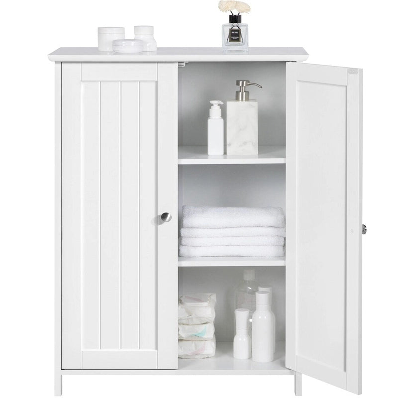 Floor Cabinet with 2 Doors and 2 Adjustable Shelves