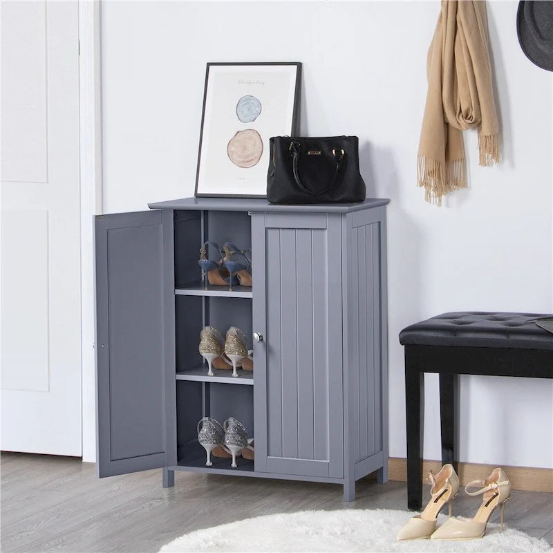 Floor Cabinet with 2 Doors and 2 Adjustable Shelves