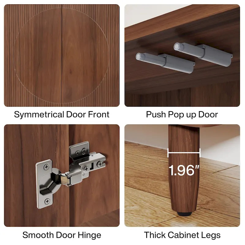 Modern Storage Cabinet Sideboard Buffet for Dining Room