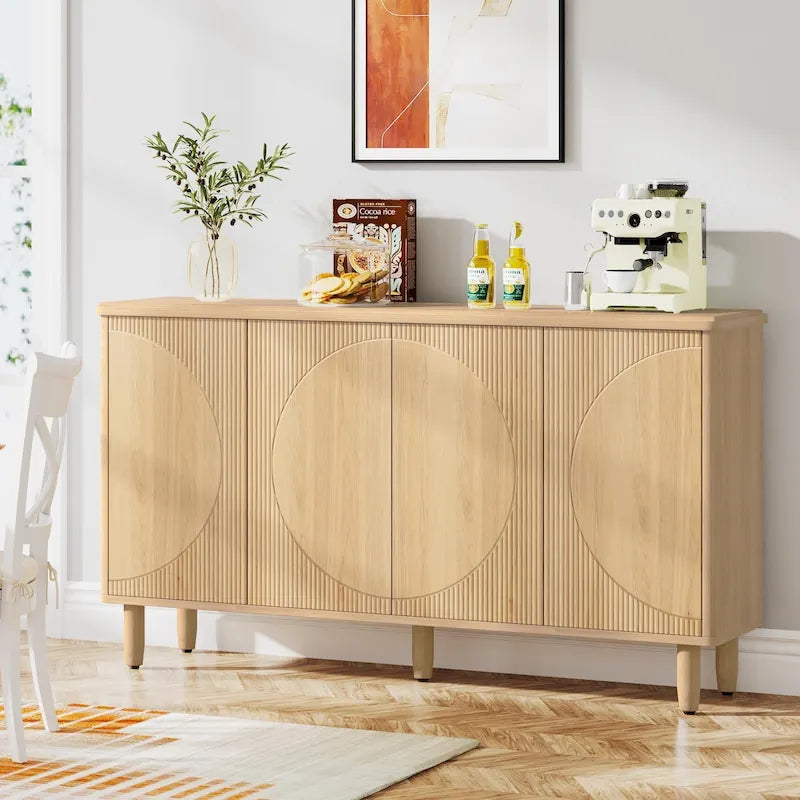 Modern Storage Cabinet Sideboard Buffet for Dining Room