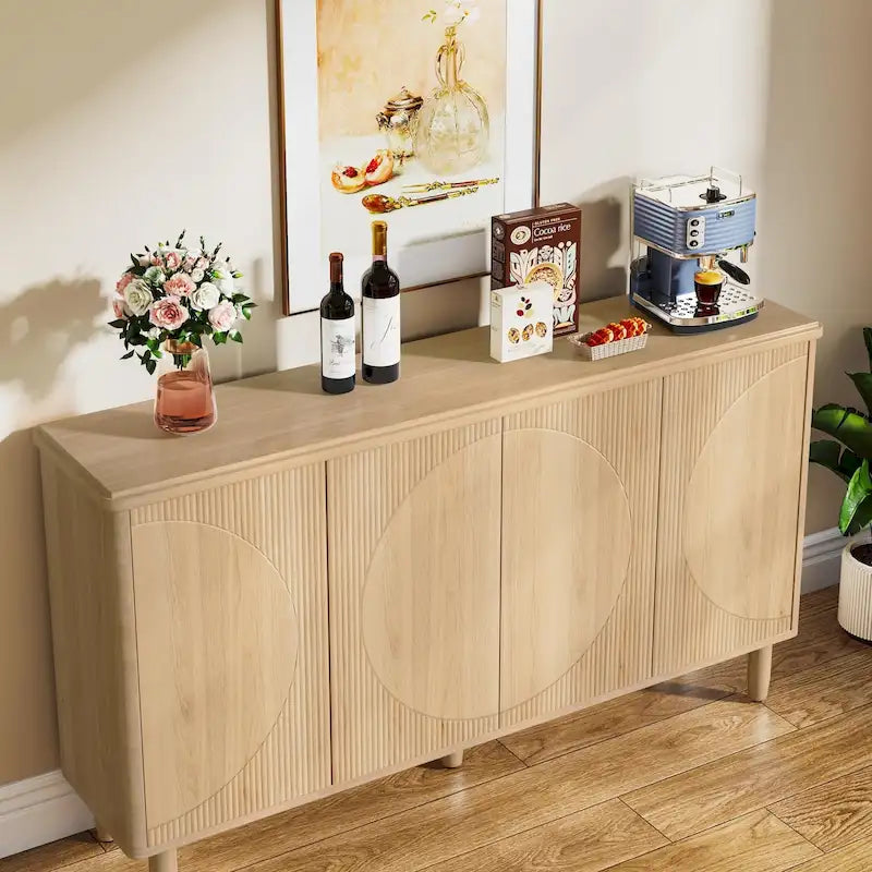 Modern Storage Cabinet Sideboard Buffet for Dining Room
