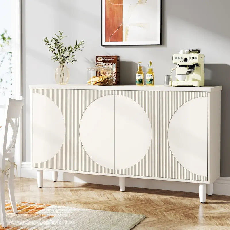 Modern Storage Cabinet Sideboard Buffet for Dining Room